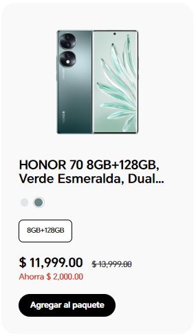 honor 70 descuento estudiante